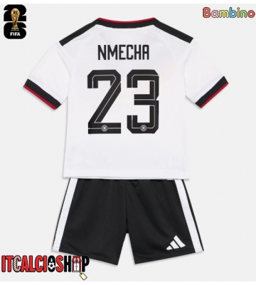 Germania Felix Nmecha #23 Prima Maglia Bambino Mondiali 2026 Manica Corta (+ Pantaloni corti)